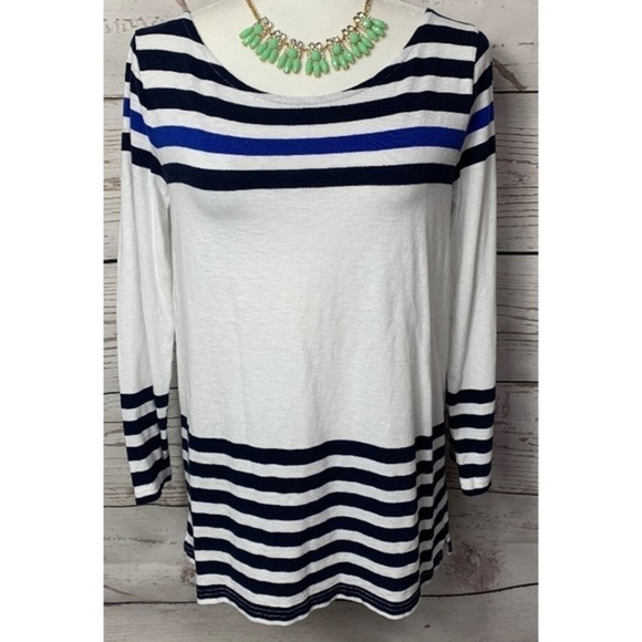 J. Crew Boatneck Striped Tee - Picture 4 of 8